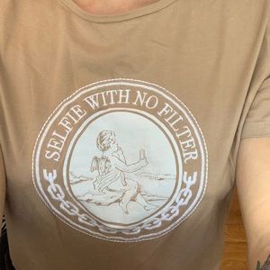 Zara t shirt. Super cute cherub print